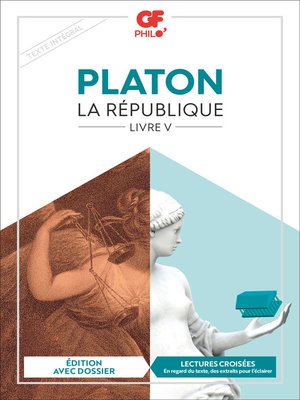 cover image of La République, Livre V